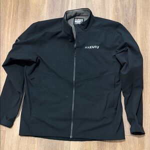 Kuiu Rubicon Jacket XL Black DWR Exterior Softshell Light Fleece Lined